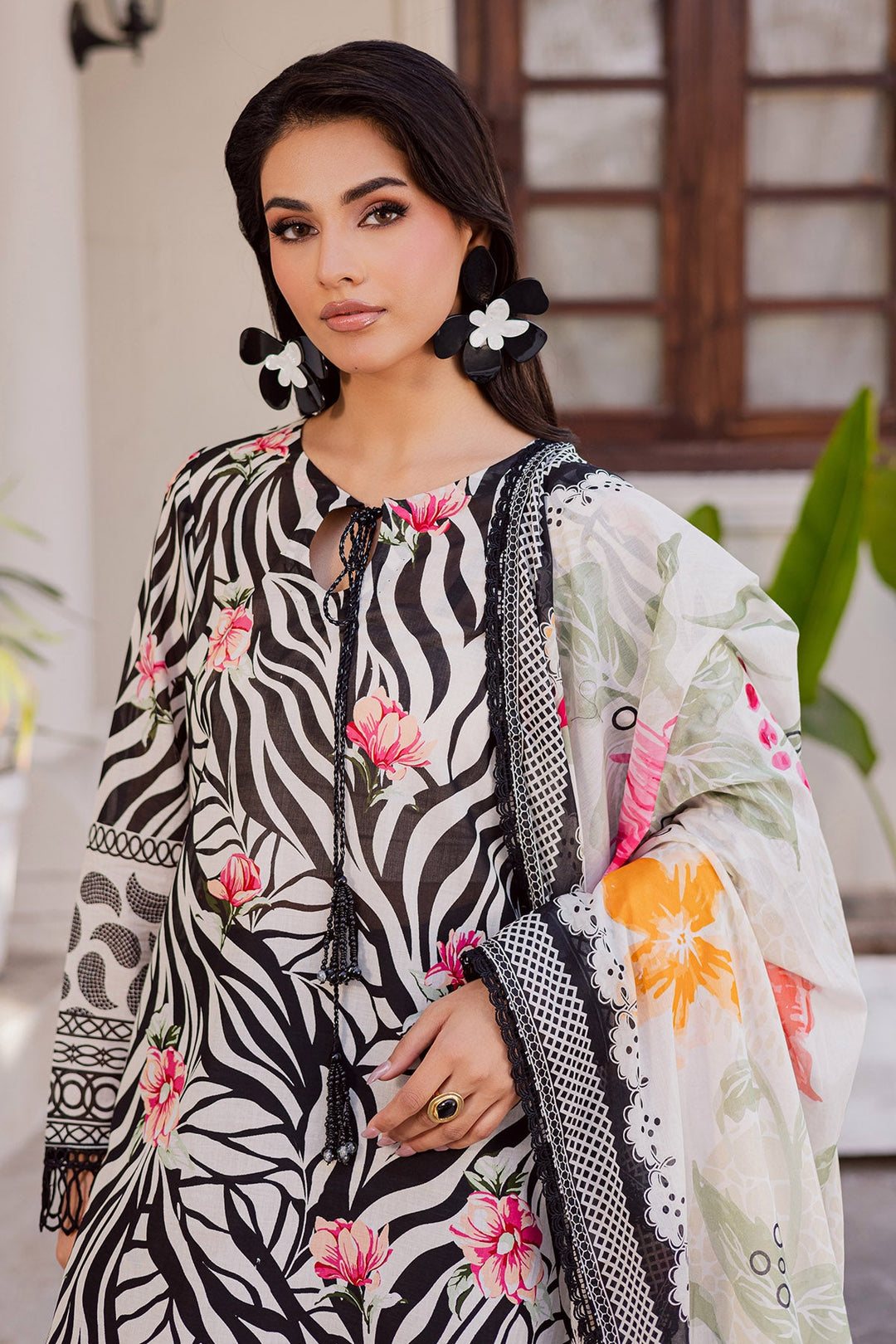 Design 8 - Nureh Rania Print Stitched