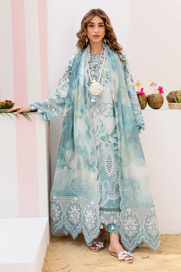 Lawn Grey Stitched Suit - Nureh Gardenia