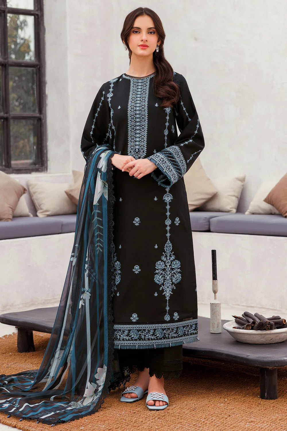 Opal Mirage - Bahaar Embroidered Eid Lawn Stitched