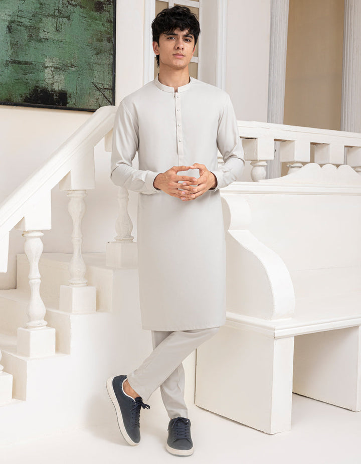 Cotton Green Kurta Trouser - J. Junaid Jamshed