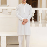 Blended Fawn Shalwar Kameez - J. Junaid Jamshed