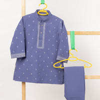 Blended Purple Shalwar Kameez - J. Junaid Jamshed
