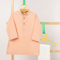 Blended Peach Shalwar Kameez - J. Junaid Jamshed