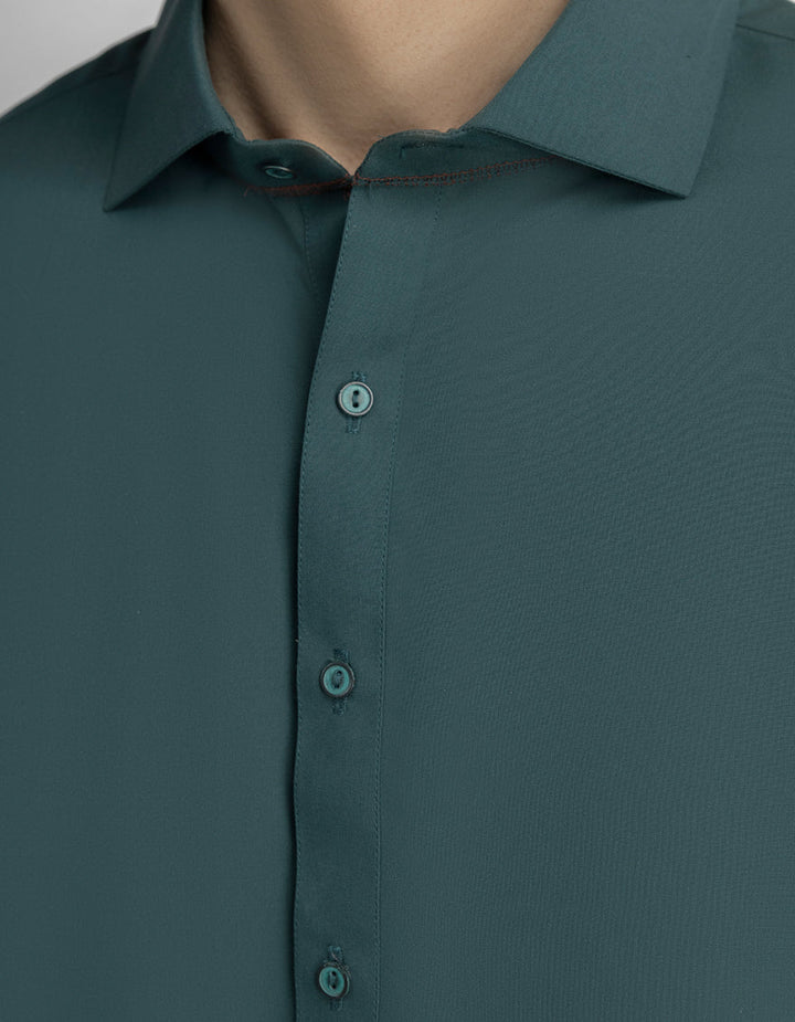 Blended Green Shalwar Kameez - J. Junaid Jamshed