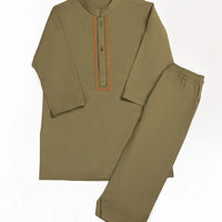 Blended Green Shalwar Kameez - J. Junaid Jamshed