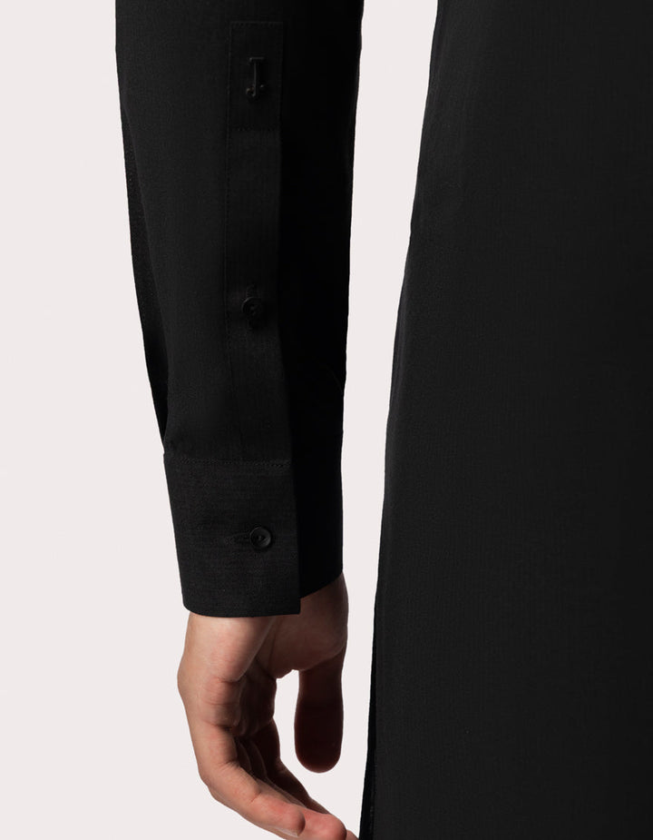 Blended Black Shalwar Kameez - J. Junaid Jamshed