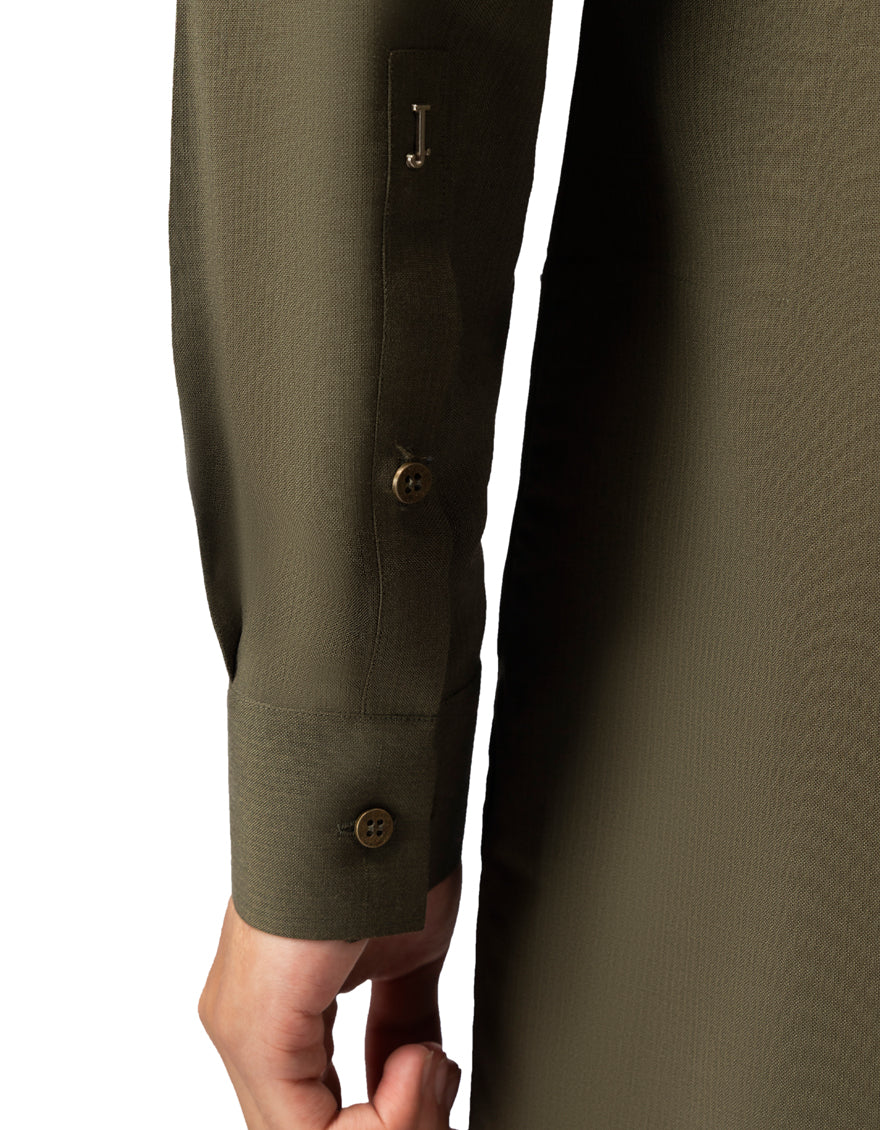 Blended Mehndi Shalwar Kameez - J. Junaid Jamshed