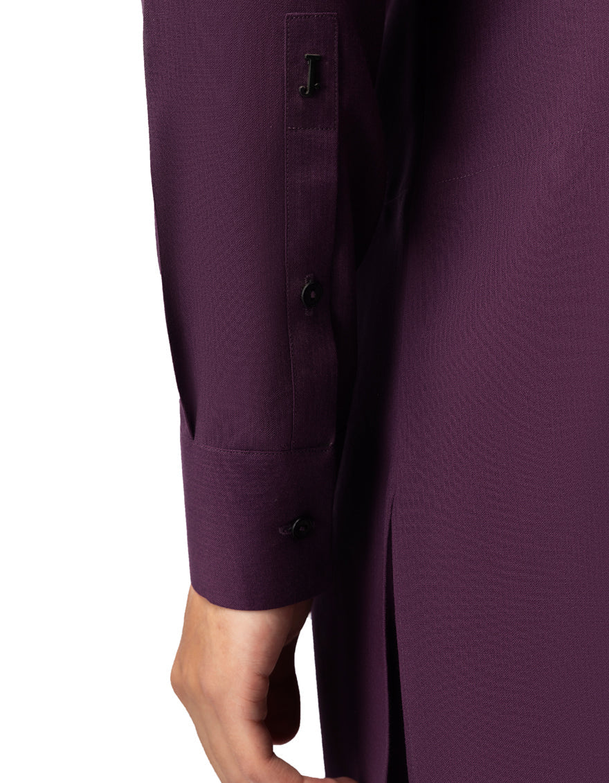 Blended Purple Shalwar Kameez - J. Junaid Jamshed