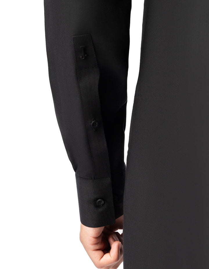 Blended Black Shalwar Kameez - J. Junaid Jamshed