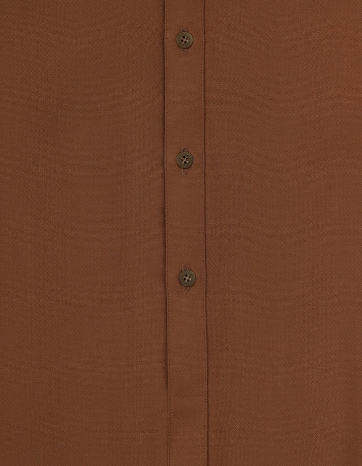 Blended Light Brown Shalwar Kameez - J. Junaid Jamshed