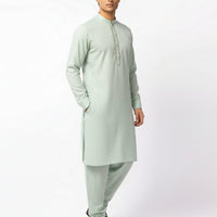 Blended Sky Blue Shalwar Kameez - J. Junaid Jamshed