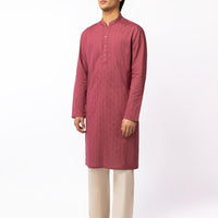 Cotton Pink Kurta - J. Junaid Jamshed
