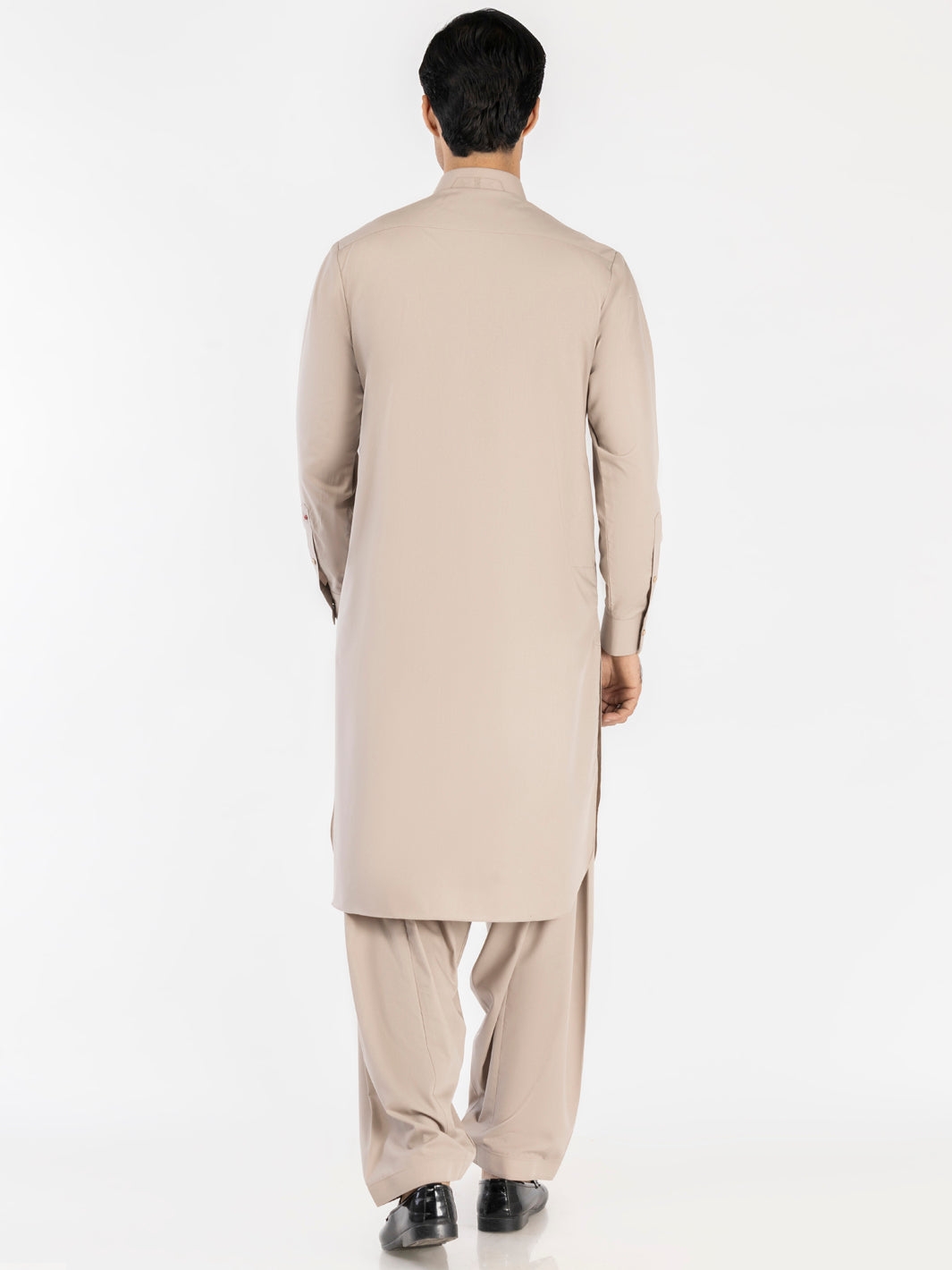 Blended Fawn Shalwar Kameez - J. Junaid Jamshed