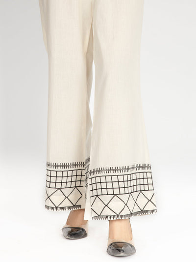 Lawn White Trouser - Almirah