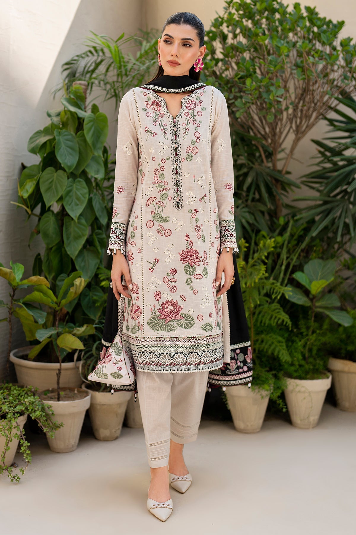 Design 8 - Jazmin Iris Lawn Stitched