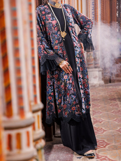 Palachi Black Stitched Suit - Almirah