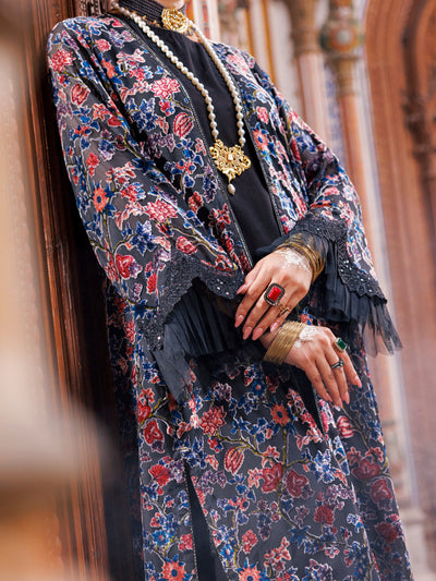 Palachi Black Stitched Suit - Almirah