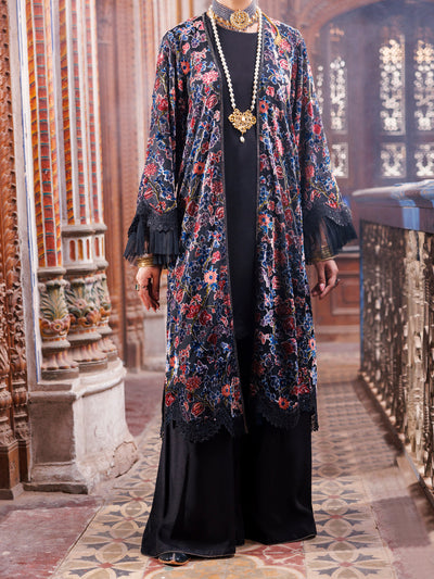 Palachi Black Stitched Suit - Almirah