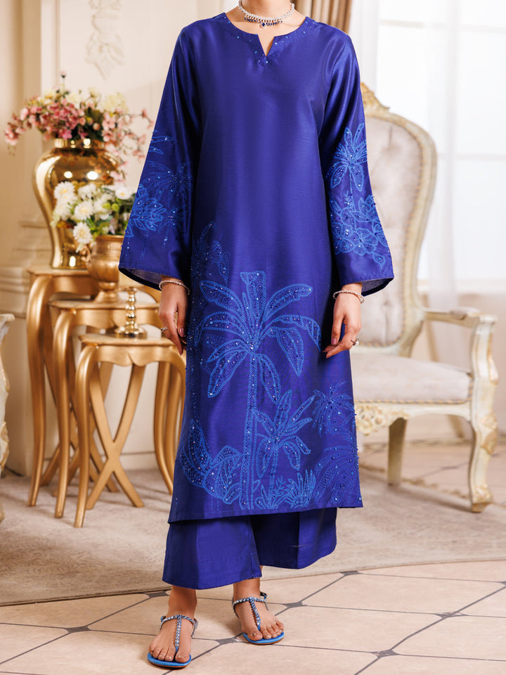 Blue Stitched Suit - Almirah