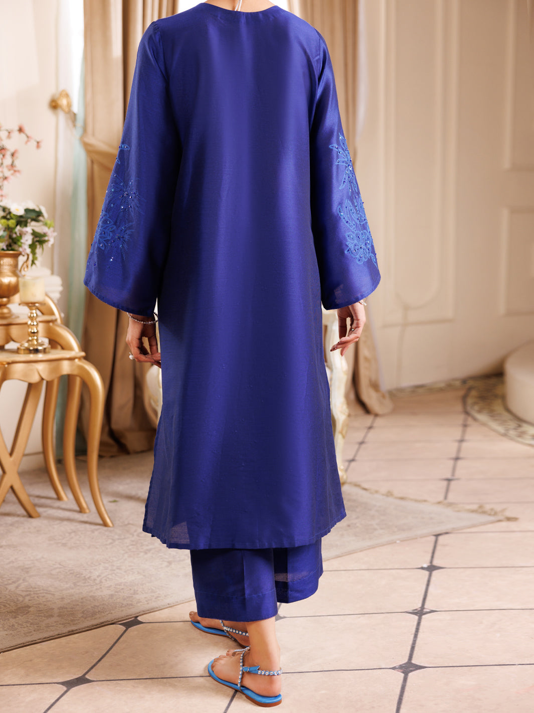 Blue Stitched Suit - Almirah