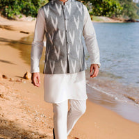 Cotton Multi Waist Coat - Almirah