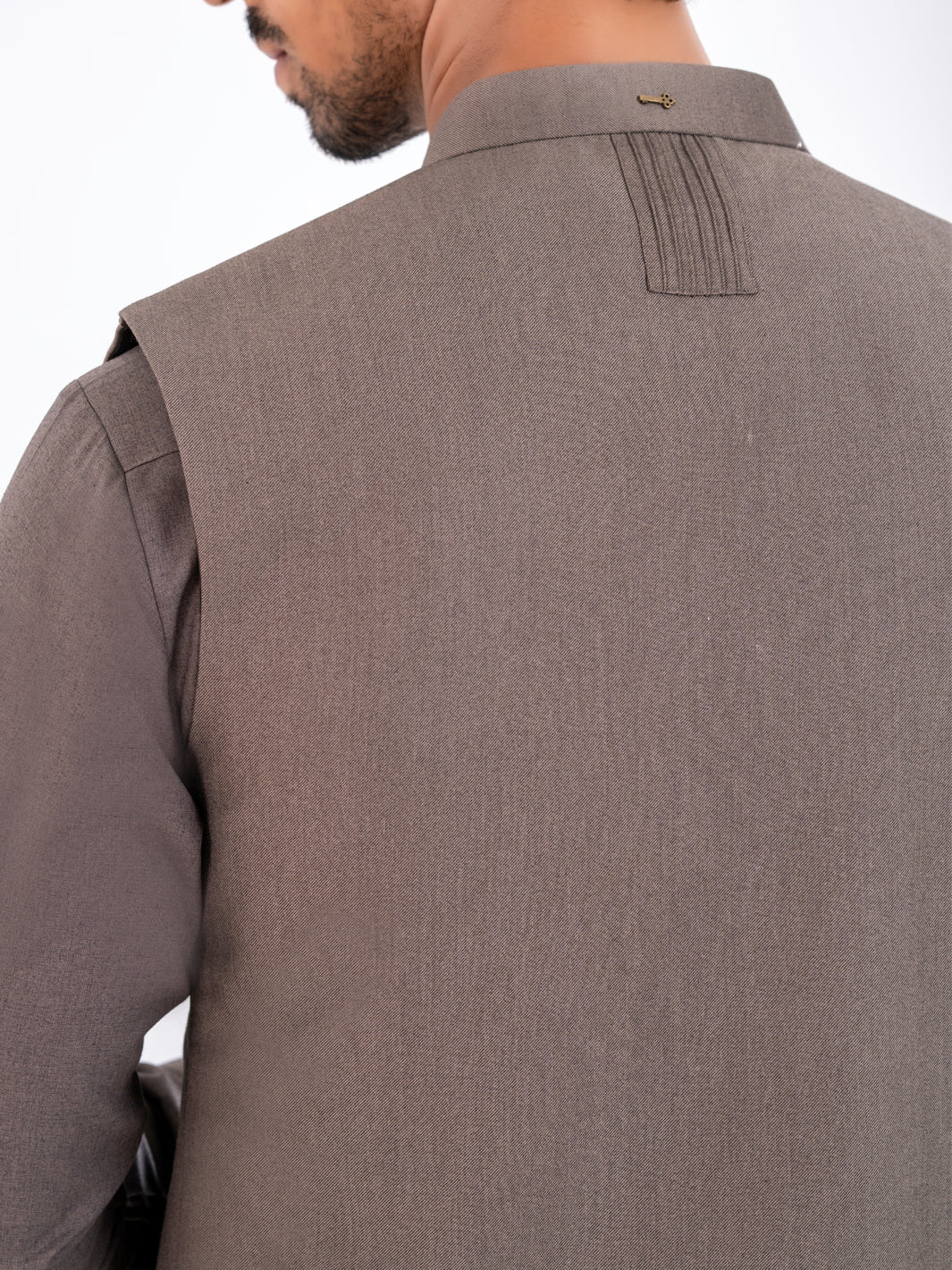 Blended Sand Waist Coat - Almirah