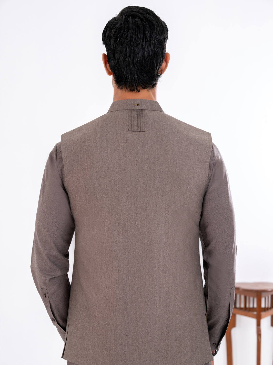 Blended Sand Waist Coat - Almirah