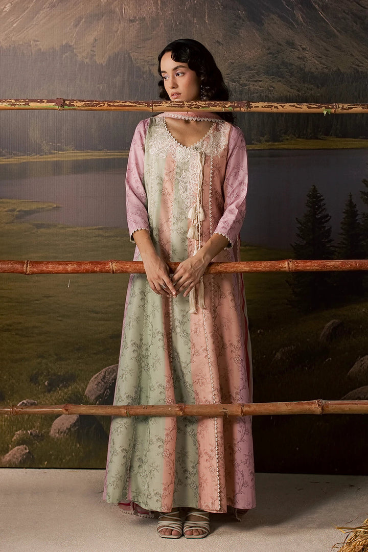Dobby Lawn Multi Stitched Suit - Vanya