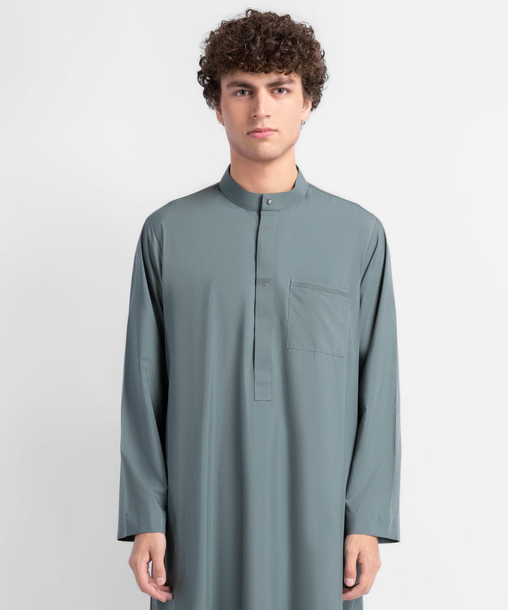 Blended Pale Green Jubba - J. Junaid Jamshed