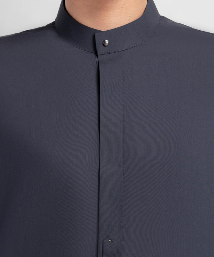 Blended Grey Jubba - J. Junaid Jamshed