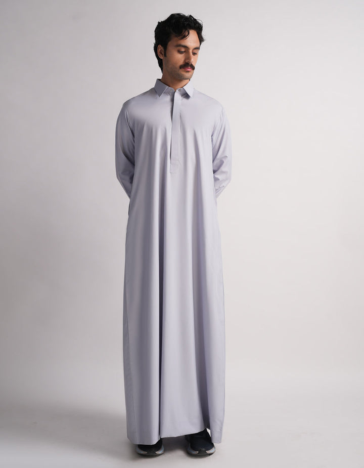 Blended Grey Jubba - J. Junaid Jamshed