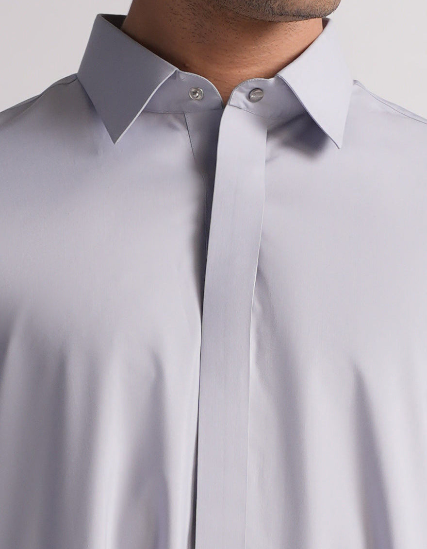 Blended Grey Jubba - J. Junaid Jamshed