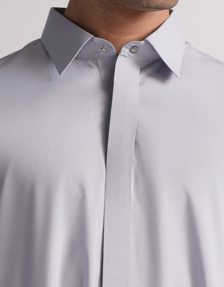 Blended Grey Jubba - J. Junaid Jamshed