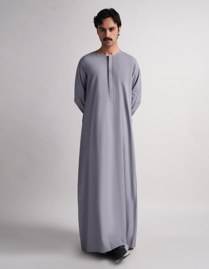 Blended Grey Jubba - J. Junaid Jamshed
