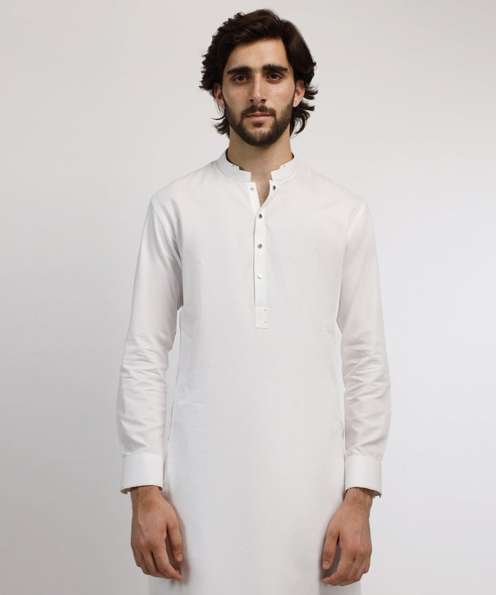 White Kurta Trouser - J. Junaid Jamshed