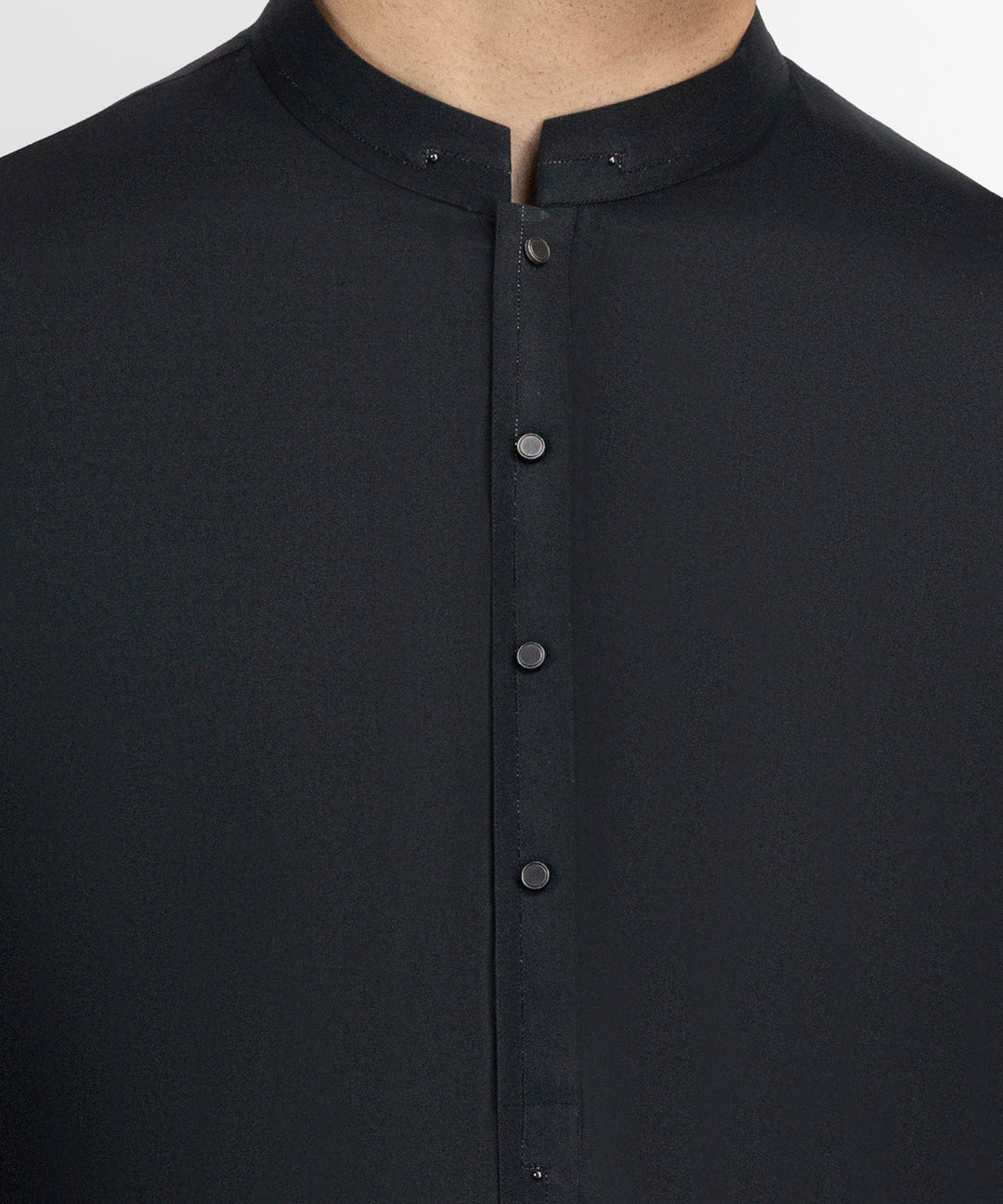Cotton Black Kurta Trouser - J. Junaid Jamshed