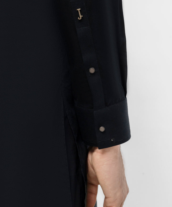 Cotton Black Kurta Trouser - J. Junaid Jamshed