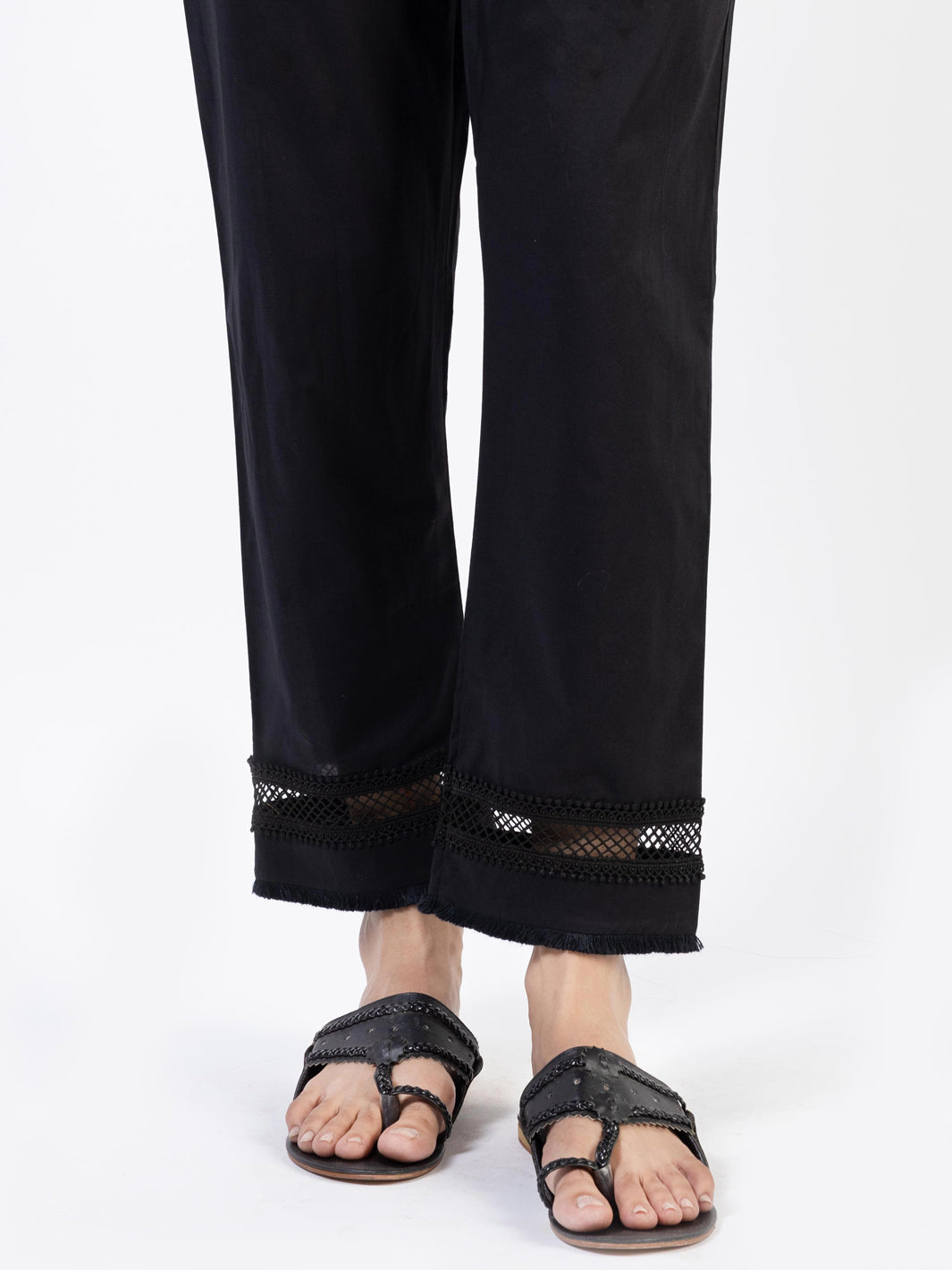 Dyed Black Trouser - Almirah