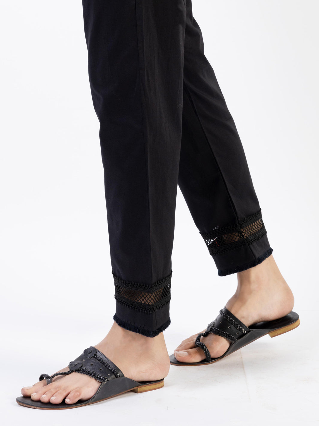 Dyed Black Trouser - Almirah