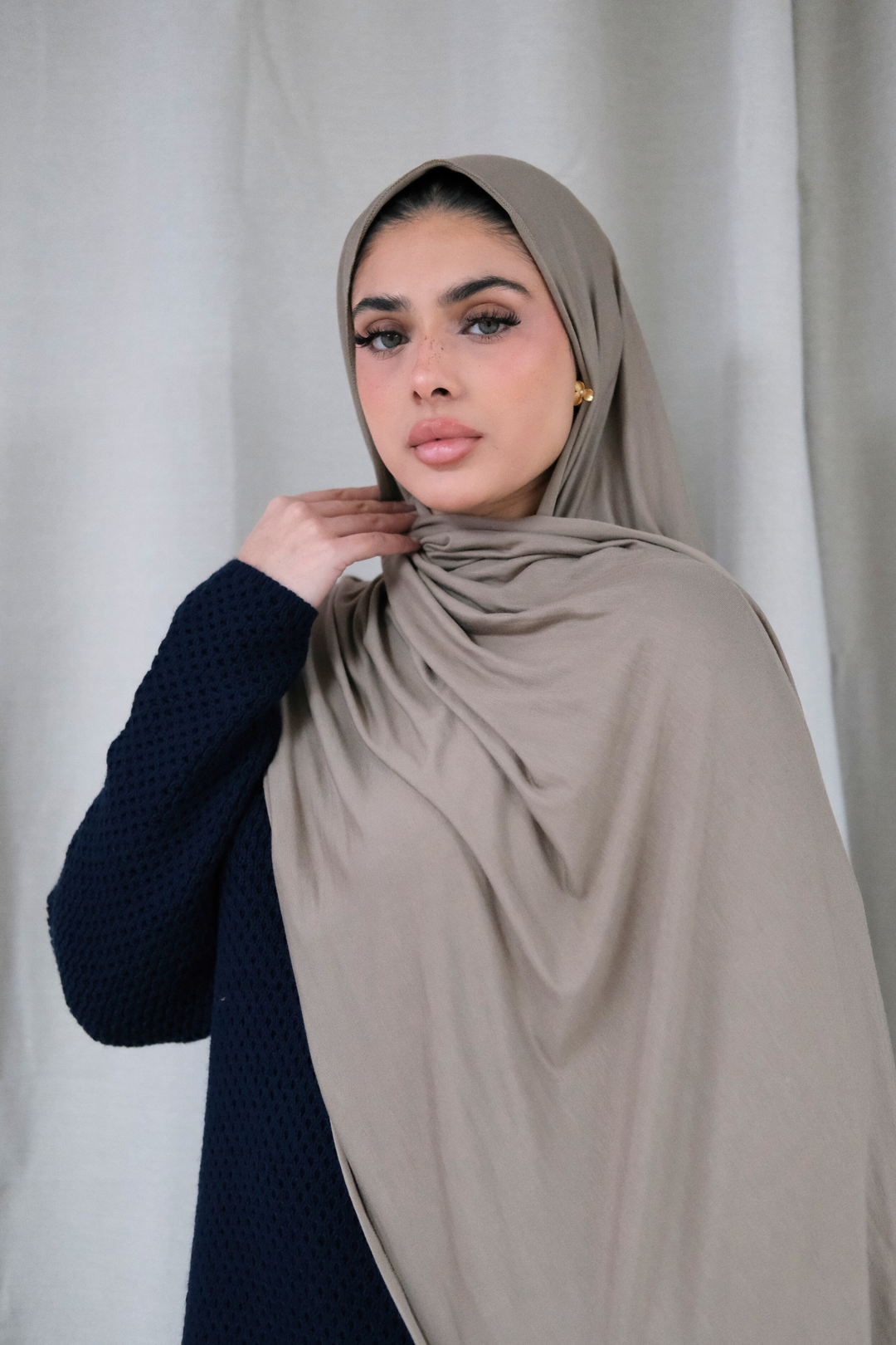 Stone Premium Jersey Hijab