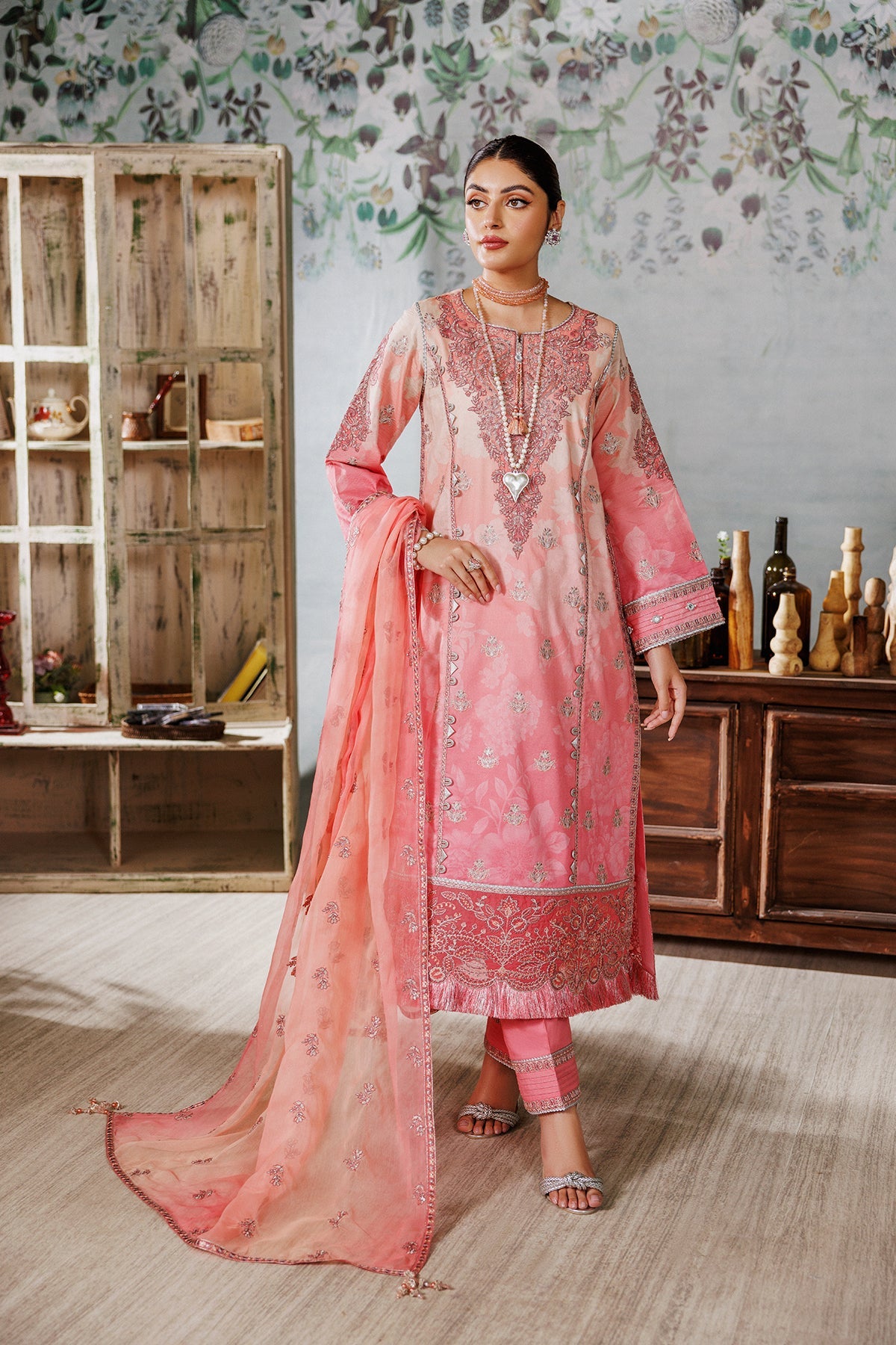 Mala - Alizeh Maahi Printed Embroidery Unstitched Lawn