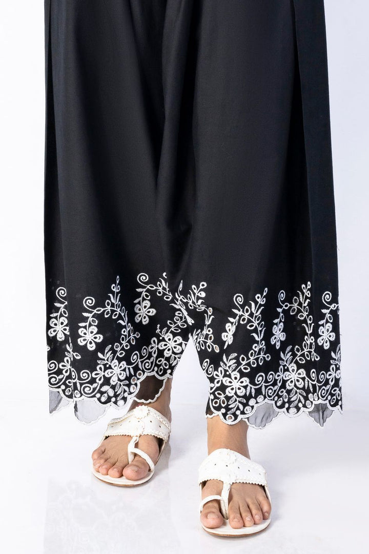 Cambric Black Trouser - Almirah
