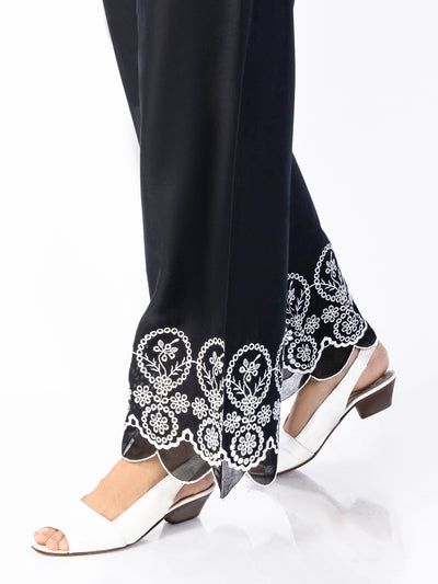 Cambric Black Trouser - Almirah