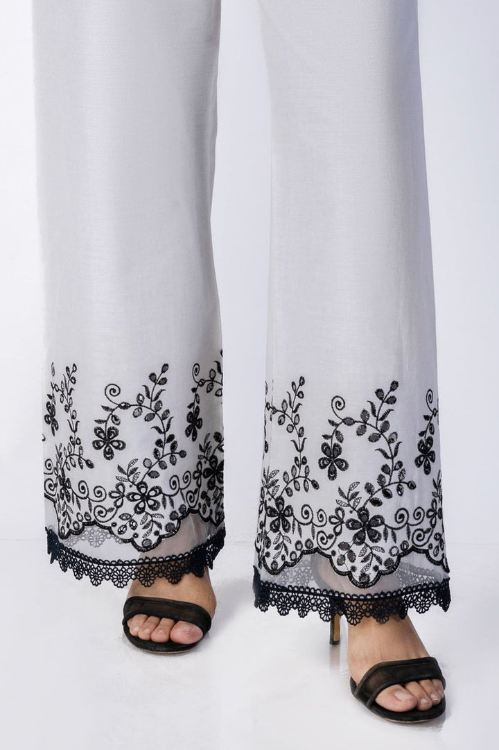 Cambric White Trouser - Almirah