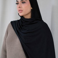 Black Premium Jersey Hijab