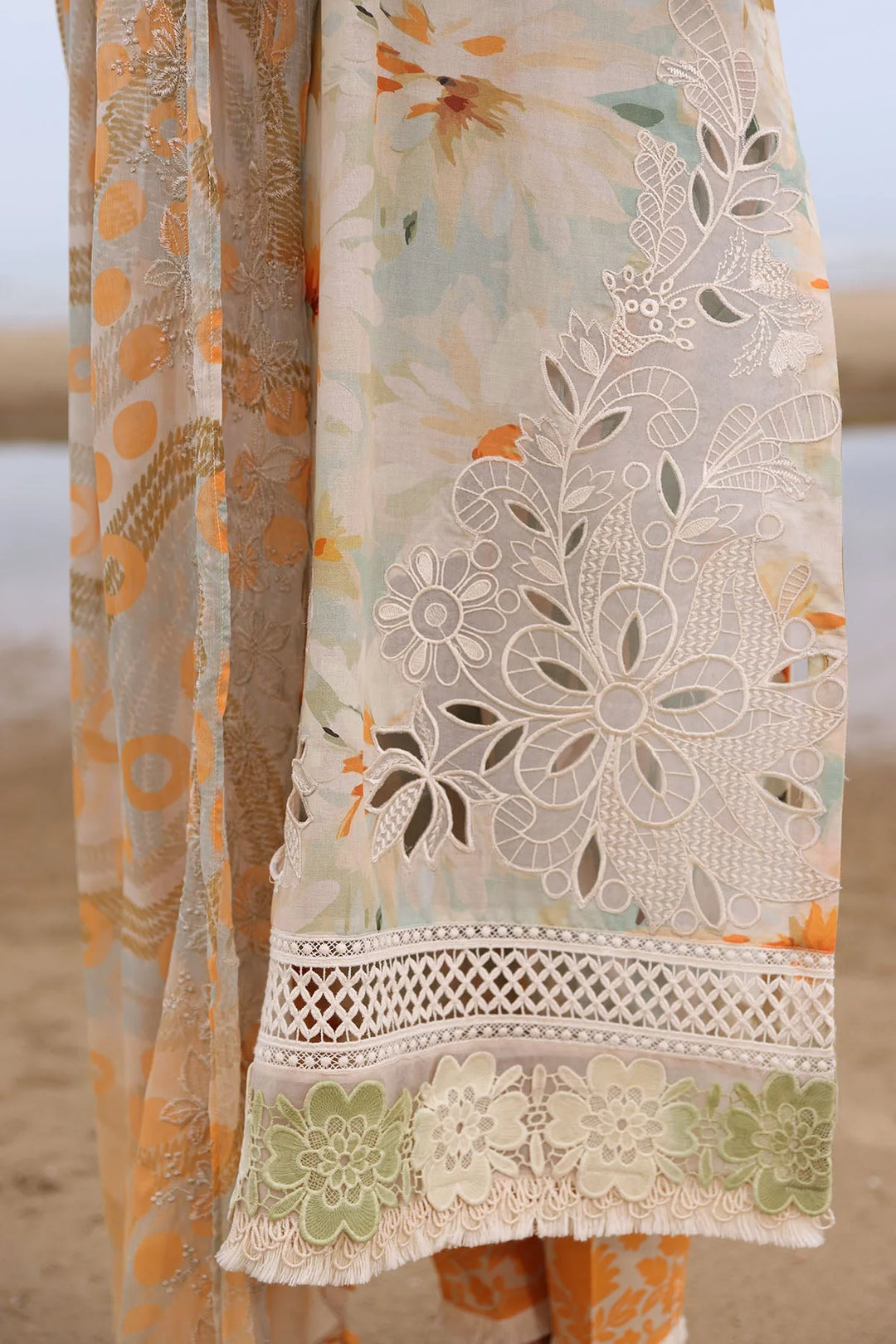 Design 1 - Nureh Gardenia Stitched