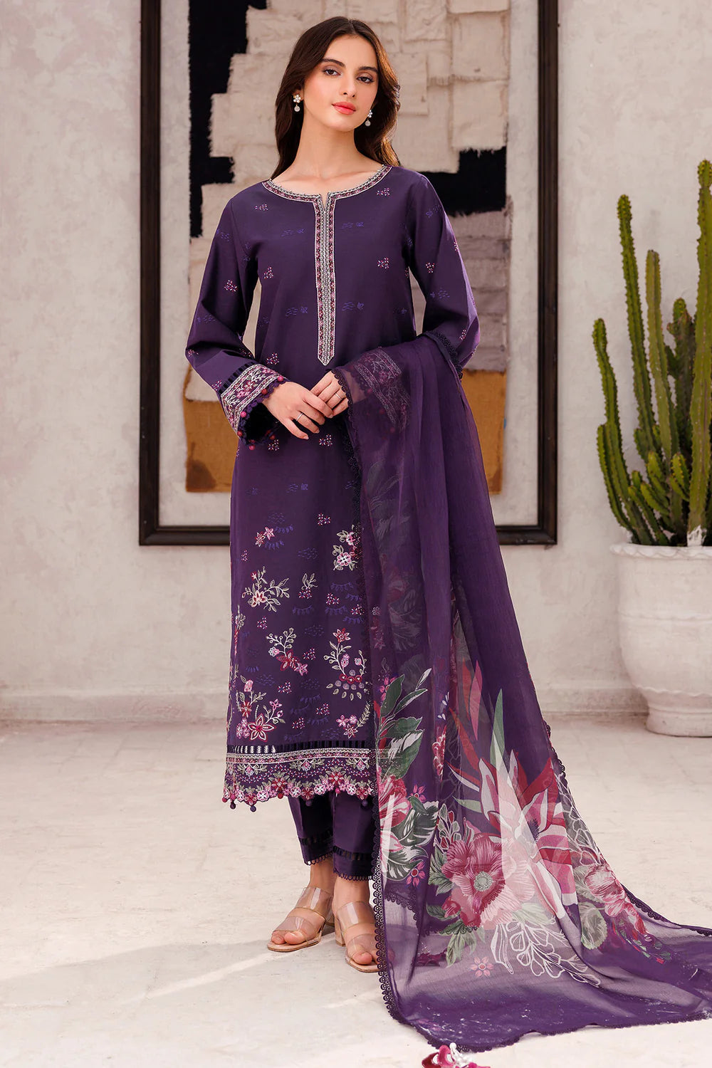 Whimsy Dreams - Bahaar Embroidered Eid Lawn Stitched