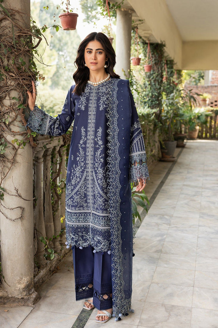 Blue Ochre - Farasha Luxury Lawn Collection