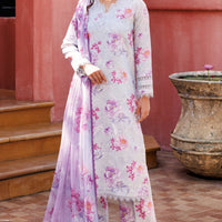 Rosy Mist - Farasha Printed Essentials Stitched