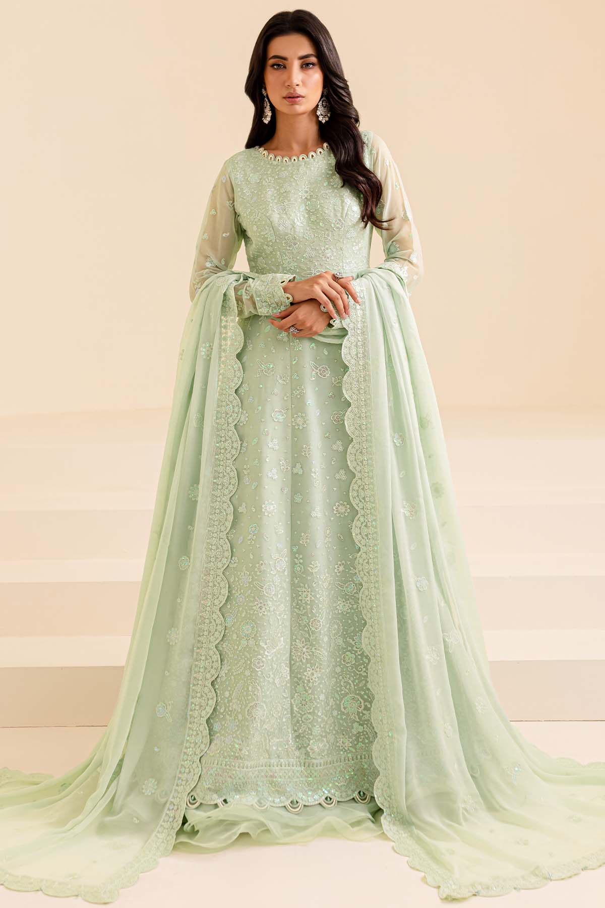 Aqua Dream - Farasha Lumiere Formal Stitched